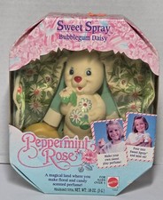 Vintage 1992 Mattel Peppermint Rose Bubblegum Daisy Bunny Sweet Spray NIB NRFB picture