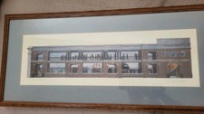 Vintage John McDonald Bay St Louis Promenade Signed Artist Proof Large Apx 29