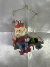 Vintage Enesco Treasury Christmas  Ornament 3” Bunkie 561835 Wee Tree Trimmers  picture