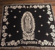 Supreme Virgin Mary Blanket Black FW18 Brand New picture