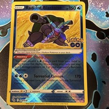 Radiant Blastoise 018/078 Pokémon GO Holo picture