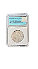 1578 Holland Lion ½ Daalder – Rare Dutch Silver Trade Coin – Historic Leeuwendaa picture