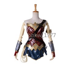 Wonder Woman Diana Prince Female Adult Dress Cosplay Party Costume Full Sets picture