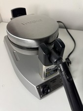 Waring Pro WMK300A Belgian Waffle Maker - Silver ~No drip plate picture