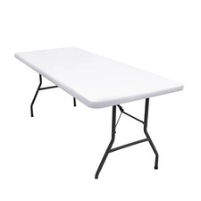 6Ft Plastic Folding Table cloth - Ideal for Indoor/Outdoor Dining & Party picture