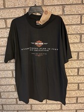 Vintage 1998 Harley-Davidson T-Shirt XL Snell Muskegon MI Made USA NWT picture