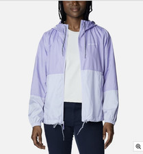 Columbia Women’s Flash Forward Windbreaker Jacket Lavender Purple Medium M picture
