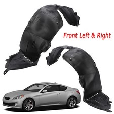 Fender Liner Set of 2 For 2010-2012 Hyundai Genesis Coupe Front Left & Right picture