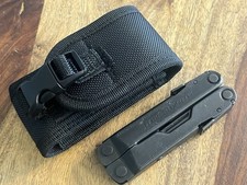 LEATHERMAN REBAR 17 Tool Multitool Black Oxide SUPER NICE w/New Molle Sheath picture