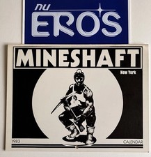 VERY RARE 1983 Mineshaft Gay Bar New York Calendar LGBTQ Gay Interest Art picture