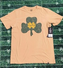 Notre Dame '47 Brand short sleeve T-shirt medium Fighting Irish Dusted Khaki  picture