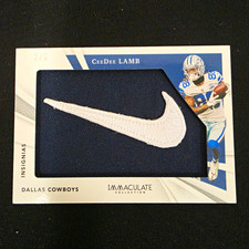 Panini 2021 Immaculate Collection Insignias CeeDee Lamb IL-CL 2/5 Cowboys picture