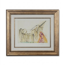 Salvador Dali Signed Lithograph La Licorne EA Artist Proof Chevaux Dali Framed picture