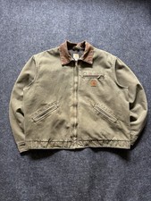 Carhartt Vintage J97 Moss Green Detroit Jacket Blanket Lining, Canvas picture