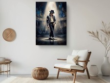 King of Pop Dance Canvas Print Music Portrait Wall Art picture