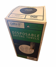 DQE Dry-It Disposable Drying Towels 200 Roll 19.5x42” Large Commercial NOS picture