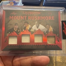 Leaf Ultimate Hockey 2023 Mount Rushmore MR-3 Bourque Esposito 3/5 Bruins picture