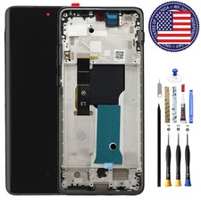 OLED LCD Display Touch Screen Digitizer Frame For Motorola Moto Edge 2024 XT2405 picture