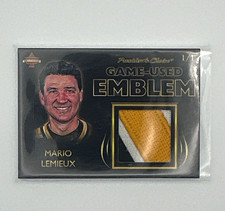 Mario Lemieux President’s Choice Game-Used Emblem 1/1 Pittsburgh Penguins picture