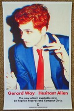 GERARD WAY Album POSTER Hesitant Alien MY CHEMICAL ROMANCE picture