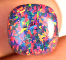 7.85 CT Natural Ethiopian Black Fire Opal Certified Very Rare Precious Gemstone picture