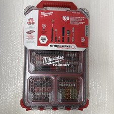 Milwaukee Shockwave Impact Duty Driver Bit Set 48-32-4082.In Pack out Organizer picture