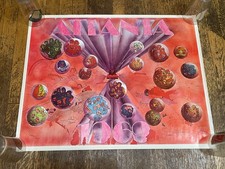 Atlanta International Pop Festival Poster Vintage 1969 Rare Bubble Version Bragg picture