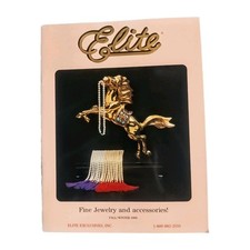 Rare Vintage 1988 Elite Exclusives Fine Jewelry Accessories Catalog Fall Winter picture