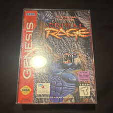 Time Warner Primal Rage Sega Genesis T Fighting NTSC-U/C 1995 Box picture