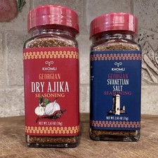 DRY AJIKA & SVANETIAN SALT, Georgian Seasoning, Khomli Brand picture