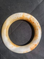Wonderfu Rare Chinese Natural HeTian Jade Bangle Bracelet 63mm(inner) picture