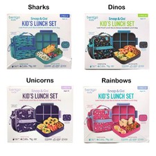 Bentgo Kids Snap & Go Kid's Leak-Proof Lunch Box and Insulated Lunch Bag Set picture