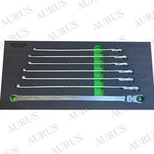 VIM NEW Tools DFXL100A 7pc XL Deep Spline Ratcheting Flex Wrench Set 8-14mm picture