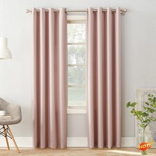 Sun Zero Seymour Room Darkening Grommet Curtain Panel picture