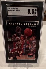 SkyBox 1992 Skybox USA Michael Jordan #42 Chicago Bulls NBA SGC 8.5 Graded picture