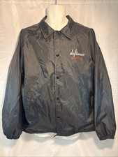 VTG Late 1990s Deftones Sacto CA Nylon Coaches Windbreaker Jacket XL Black picture