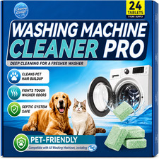 Uproot Clean Washing Machine Cleaner Tablets - 24 Pack for a 12 Month Supply. Fo picture