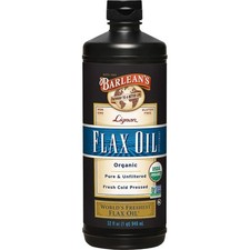 Barlean's Lignan Flax Oil with 7,230mg ALA 32 Fl Oz (Pack of 1), Default picture