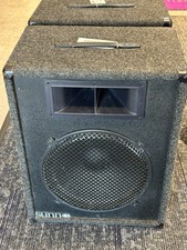 Sunn 1205 150W Passive Speaker Pair, 26x20x13, LOCAL PICKUP ONLY, MARIETTA, GA picture