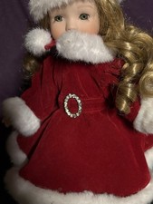 Dynasty Dolls Christmas Doll Porcelain Head picture