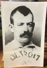 1887 Detroit Wolverine Press Photo UPI And Chicago Tribune, Dan Brouthers picture