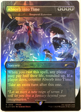 MTG Absorb into Time - Temporal Extortion (Rainbow Foil) Secret Lair x FF 1859 picture