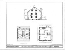 Photo:Mickleton NJ Otto Tonkin House Kings Highway HABS 1930s Floor Plan picture