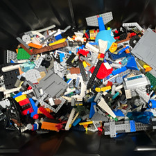 LEGO Bulk Lot Mixed Bricks Pieces Parts Multicolor Plastic Bucket/Tub picture