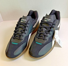 Size 11.5 Men's  Reebok Hammer Street Shoes Black White Gum New With Tags & Box picture