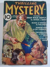 Thrilling Mystery Pulp #1 October 1935 FR DeSoto Cover  1st Issue picture