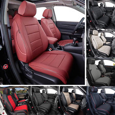 EKR Custom Fit CRV Leather Seat Cover for 2012-2026 CR-V 5-Seat Full Set Protect picture