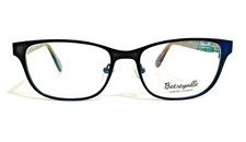 BETSEYVILLE BETSEY JOHNSON BV 116 01 FISHNET BROWN EYEGLASSES RX 51-16-140MM NEW picture