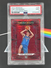2022 Obsidian - Chet Holmgren - Rookie Electric Etch /8 - Lucky Envelope - PSA 9 picture