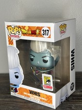 2018 SDCC Exclusive Funko Dragon Ball Super Metalic Whis w POP Stack picture